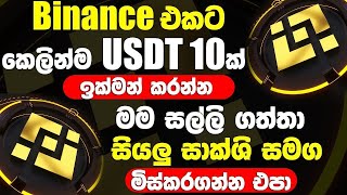 how to get 100 USDT free Sinhala  Binance Free Crypto 2024  Binance Sinhala binance [upl. by Nij]