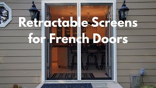 Retractable Screens for French Doors [upl. by Aiekam]