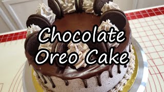 Chocolate Oreo Cake Recipe and Decorating [upl. by Tomasine]