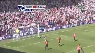 Manchester United 55 West Brom 2013 Full Goals amp Highlights [upl. by Anibla885]