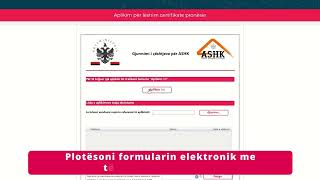 Aplikim për lëshim certifikatë pronësie [upl. by Jareen]