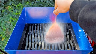 Popping Balloons with Shredding Machine  Satisfying Balloon Popping Compilation [upl. by Ayaet]