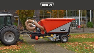 Vacuum trailer Laubsaugwagen TRILO M3 [upl. by Lea285]