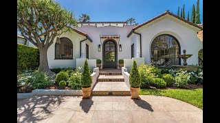 Pristine SpanishStyle Home in Los Angeles California  Sothebys International Realty [upl. by Barren]