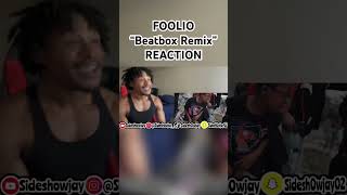 FOOLIO amp COJACK  BeatBox Remix reaction shorts [upl. by Eimia668]