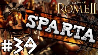 Total War Rome II Sparta Campaign 39  Never Ending Battle [upl. by Eiuqnom]