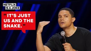 Trevor Noah  Son of Patricia  First time trying tacos [upl. by Arahas]