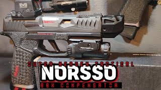 the NORSSO BBK compensator review P365 Xmacro gunshooting 2agun edcgear edc pistolshooting [upl. by Aubrey]