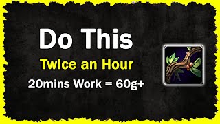 60g For 20 Minutes of Work an Hour  Mobile Wow Classic Herb Farm [upl. by Salta451]