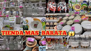 🤯 TIENDA MAS BARATA😱EN PLATOS CRISTALERÍA TEQUILEROS VAJILLAS VAPORERAS Y MAS [upl. by Elraet435]