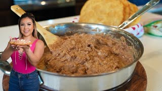 The SECRET to Making the BEST REFRIED BEANS at Home Better than any AUTHENTIC MEXICAN RESTAURANT [upl. by Anthea]