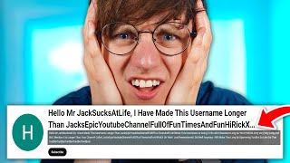 The REAL Longest Username on Youtube [upl. by Nivram964]