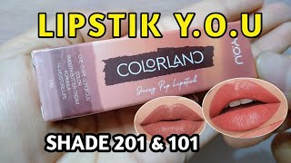 YOU COLORLAND JUICY POP LIPSTICK [upl. by Stanislaw]