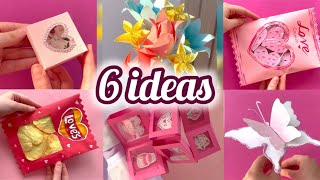 6 ideas  DIY Birthday Gift Ideas  Cute Gifts  Easy Present Ideas [upl. by Atalaya]