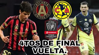 Atlanta United vs América 4tos de Final vuelta Concacaf Champions League [upl. by Borras]