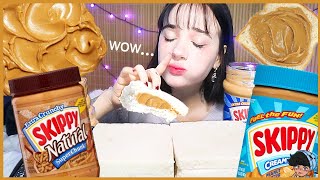 Super creamy peanut butter 🥜 mukbang [upl. by Atik710]