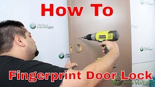 How to install your own Biometric Fingerprint Door Lock [upl. by Alamaj]