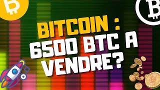 BITCOIN  6500 BTC A VENDRE PAR LALLEMAGNE  ANALYSE BTC ETH ET ALTCOIN DOMINANCE [upl. by Culbert]