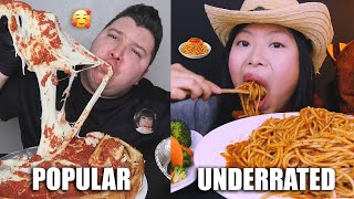 POPULAR VS UNDERRATED MUKBANGERS compilation [upl. by Royd]