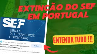 Extinção SEF Como vai ficar a legalização Manifestação de interesse Morar em portugal2023 [upl. by Arthur]