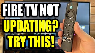 Amazon Fire TV How Fix TV Not Updating Stuck Frozen or Not Working At All [upl. by Urissa]