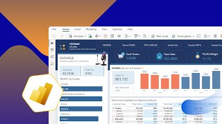 How to design report page tooltips in Power BI [upl. by Suoivatco]