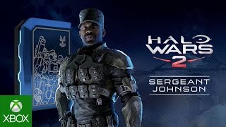 Halo Wars 2  Sergeant Johnson DLC Leader Gameplay Reveal  Deathmatch [upl. by Fusco]