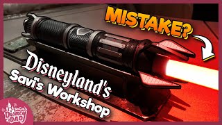 Is Savis Workshop at Disneyland Worth It  FULL Lightsaber Experience [upl. by Adekahs]