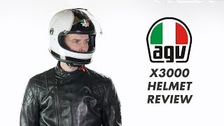 AGV X3000 Motorcycle Helmet Review [upl. by Kallman917]