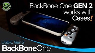 Backbone One 2nd Gen works with cases [upl. by Natsirk]