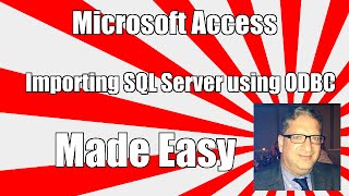 Access importing from SQL server ODBC  Access 2003 Access 2010 Access 2013 Access 2016 tutorial [upl. by Emogene]