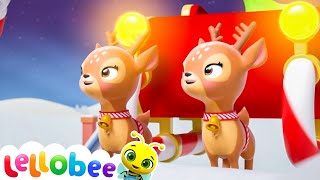 Santas Reindeer Song  KidsKaraokeSongs  Preschool Education [upl. by Rothstein]