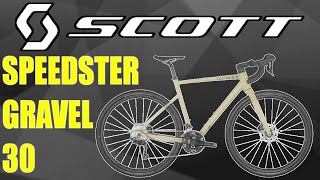 SCOTT SPEEDSTER GRAVEL 30  Good Gravel Bike At A Good Price [upl. by Pru347]