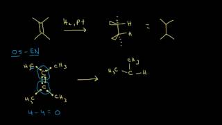 Hydrogenation  Alkenes and Alkynes  Organic chemistry  Khan Academy [upl. by Tony869]