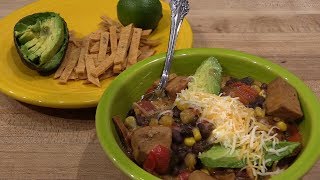 Chicken Tortilla Soup Recipe  HowTo Video [upl. by Ayt]