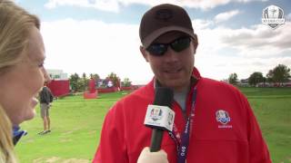 The story behind the fan putt at the 2016 Ryder Cup [upl. by Airla]