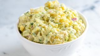 Easy Creamy Potato Salad Recipe with Tips  How to Make the Best Potato Salad [upl. by Nosredneh174]