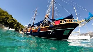 Day Trip On The Christina Nidri Lefkada [upl. by Elpmid]