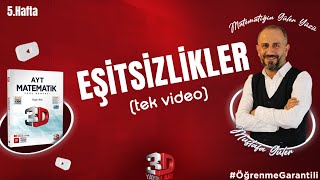 Eşitsizlikler Konu Anlatımı  Tek Video  3D Kamp 5Hafta  PDF öğrenmegarantili [upl. by Nilpik678]