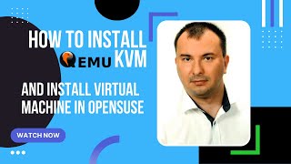 How to install QEMU KVM and configure virtual machine in openSUSE 154 [upl. by Adnohsat]