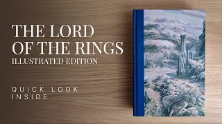 The Lord of the Rings Illustrated Slipcase Edition  JRR Tolkien A Quick Look Inside [upl. by Annekim]