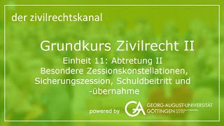 Folge 56 Abtretung II Schuldbeitritt und übernahme [upl. by Isaacson]