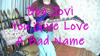 Bon Jovi  You Give Love A Bad Name  ちょこっと動画 short video [upl. by Etnoled]