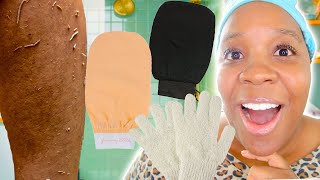 I Tried Every Popular Exfoliating Glove [upl. by Schuh199]