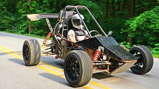 Homemade 600cc Buggy Officially STREET LEGAL 16000 rpms [upl. by Gaston]