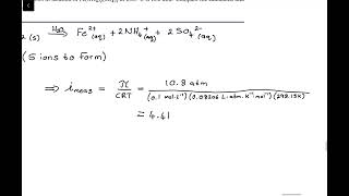 Colligative Properties Osmotic Pressure IV [upl. by Mieka505]