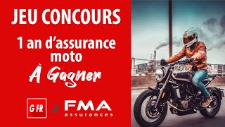 1 AN D’ASSURANCE MOTO À GAGNER [upl. by Dasi]