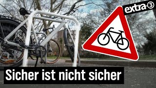 Realer Irrsinn Demontierbare Fahrradbügel in Kassel  extra 3  NDR [upl. by Nodaj]