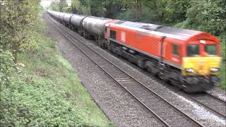 South Staffordshire Freights At Wilnecote [upl. by Ellehs]