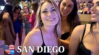 🇺🇸 SAN DIEGO NIGHTLIFE DISTRICT CALIFORNIA 2022 FULL TOUR [upl. by Azarcon904]